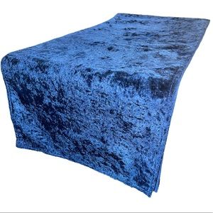 Rodeo Home | Navy Blue Velvet Table Runner